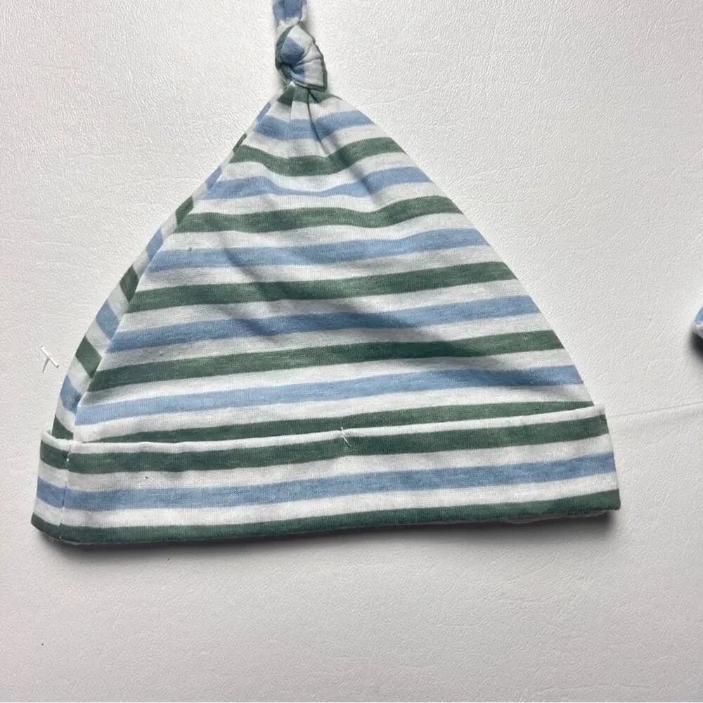 Tahari Baby Striped Hat and Leggings Matching Set Sz 3-6M